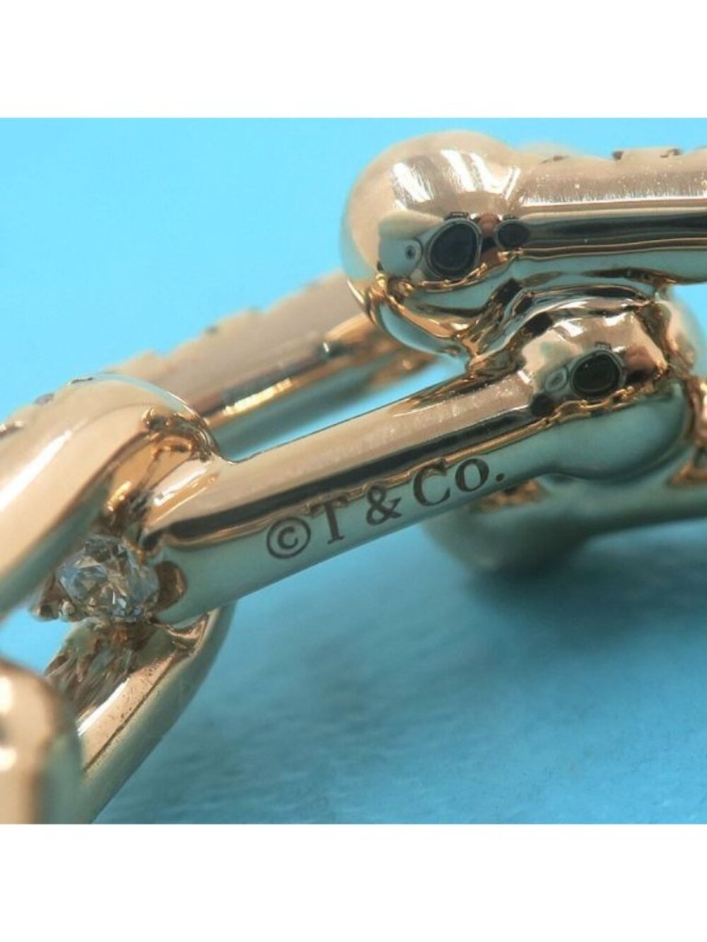 Tiffany & Co HardWear Link Diamond Ring Small #near - Picture 7 of 10